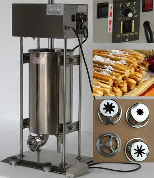Коммерческая электрическая машина для приготовления чуррос объемом 25 л, автоматическая машина для приготовления чорро, машина для приготовления испанских оладий, машина для начинки колбасных изделий, машина для наполнения колбасных изделий