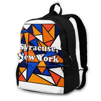 Нью-Йорк Сумка рюкзак для мужчин женщин девочек подростков черный Нью-Йорк, Нью-Йорк, Нью-Йорк