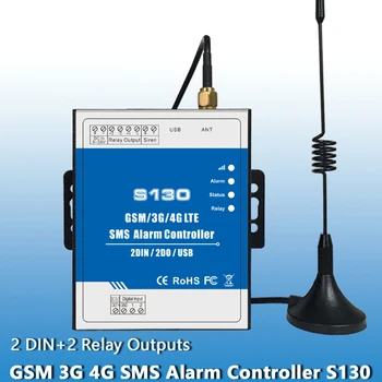 GSM 3G 4G LTE Контроллер SMS RTU Сигнализация S130 Релейный переключатель Включение света с помощью SMS Сигнализация с дистанционным управлением