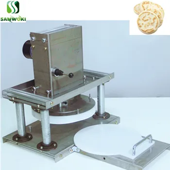 Электрическая машина для прессования листов теста для пиццы 22 см, машина для раскатки теста из пшеничной муки, машина для приготовления тортилий
