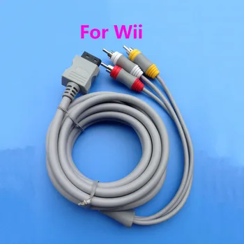 1,8 м D-Клеммный кабель для Wii Для консоли Wii U 3RCA HDTV D-Video D-Терминал AV Линейный Шнур Композитный Клеммный кабель