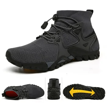 Новая сетчатая дышащая походная обувь, размер 36-47, мужские кроссовки, спортивная обувь для треккинга, альпинизма, женская летняя обувь