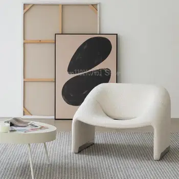 Кресло Smile в стиле ретро, датский дизайнерский одноместный диван, кресло для отдыха, скандинавский одноместный стул, кресло art