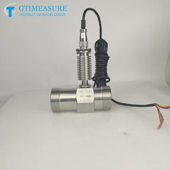 Расходомер горячей воды 150 ℃, Турбинный датчик расхода воды, Резьбовое соединение SS304, Импульсный сигнал