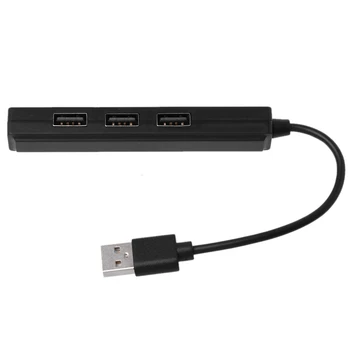 Мини-концентратор USB 2.0, 3 порта, расширенный разветвитель для портативного компьютера, аксессуары для USB-разветвителя для гаджетов с несколькими удлинителями для ноутбуков