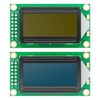 10шт 8 x 2 ЖК-модуля 0802 Символьный Экран Дисплея синий/желто-зеленый