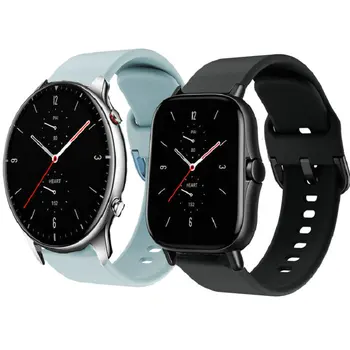 Силиконовый ремешок для наручных часов Ticwatch GTA GTH2 GTW GTK GTX Smartwatch, сменный ремешок для ремешка 20/22 мм