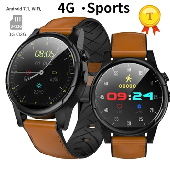 2019 Самый продаваемый 1,6-дюймовый большой экран 4G LTE Android sim-карта Bluetooth смартфон Часы с поддержкой WiFi GPS камера умные часы