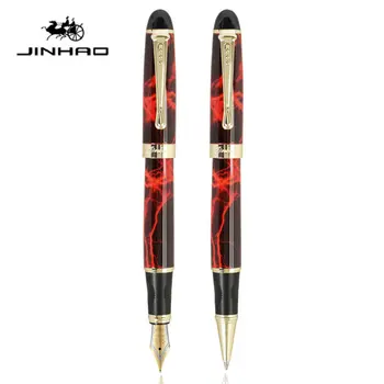 2 шт./лот JINHAO X450 Dazzle Blue Многоцветная ручка-роллер, высококачественные металлические чернильные ручки для канцелярских принадлежностей, школьные принадлежности, Новинка