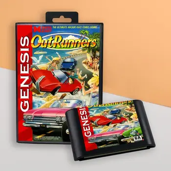 for Outrunners US cover 16-битный ретро игровой картридж для игровых консолей Sega Genesis Megadrive