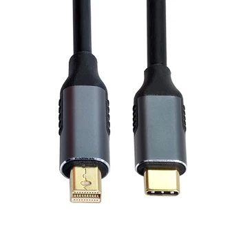 Cablecc Mini DisplayPort DP Отображает Штекерный Кабель Монитора 4K для Ноутбука 1,8 м к USB 3,1 Type C Источник USB-C