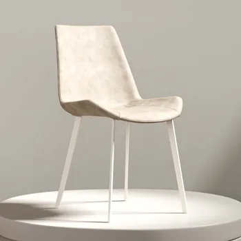 Минималистичный стул для столовой, Скандинавская гостиная, спальня, офис, современный дизайн кожаных кресел, мебель для дома El Hogar