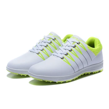 Новые водонепроницаемые мужские кроссовки для гольфа с шипами, кроссовки для гольфа, Большой Размер 39-44, Спортивная обувь для гольфа, Мужские Спортивные кроссовки