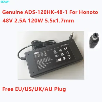 Подлинный Адаптер Переменного Тока Honoto ADS-120HK-48-1 480120E 48V 2.5A 120W 5.5x1.7mm Для Зарядного Устройства Hikvision POE Power Supply