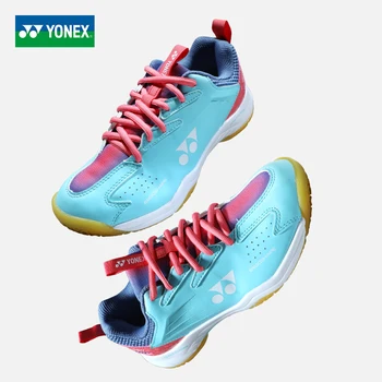Теннисные туфли Yonex, мужские и женские кроссовки для бадминтона, спортивные кроссовки, силовая подушка для бега 2022 SHB460CR