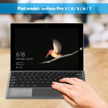 Портативная Беспроводная Планшетная клавиатура Bluetooth 3.0 Type-C Для зарядки Surface Pro 3/4/5/6/7 Ультратонкая Легкая Быстрая связь