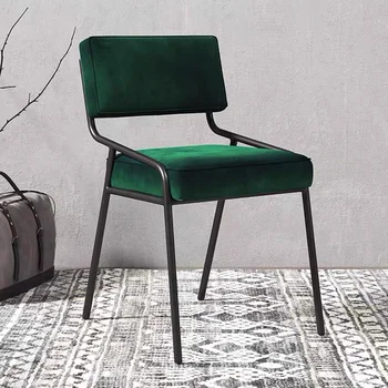 Роскошный обеденный стул в скандинавском стиле, металлический шезлонг из сборного дома, Дизайн спальни, Модная мебель для библиотеки Sillas