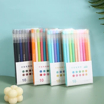 Набор цветных ручек Ручки для письма с наконечником 0,4 мм Fineliner, быстросохнущие для заметок, раскраски, школьный офис, Канцелярские принадлежности для дома