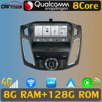 Qualcomm Snapdragon Android 10 Для Ford Focus 3 Mk 3 2011-2019 GPS Навигация Радио Авто Стерео Головное Устройство 2 Din 4G LTE CarPlay