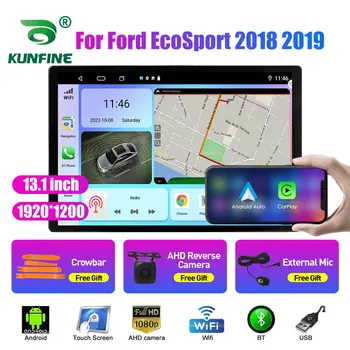 13,1-дюймовое автомобильное радио для Ford EcoSport 2018 2019 Автомобильный DVD GPS Навигация Стерео Carplay 2 Din Центральный мультимедийный Android Auto